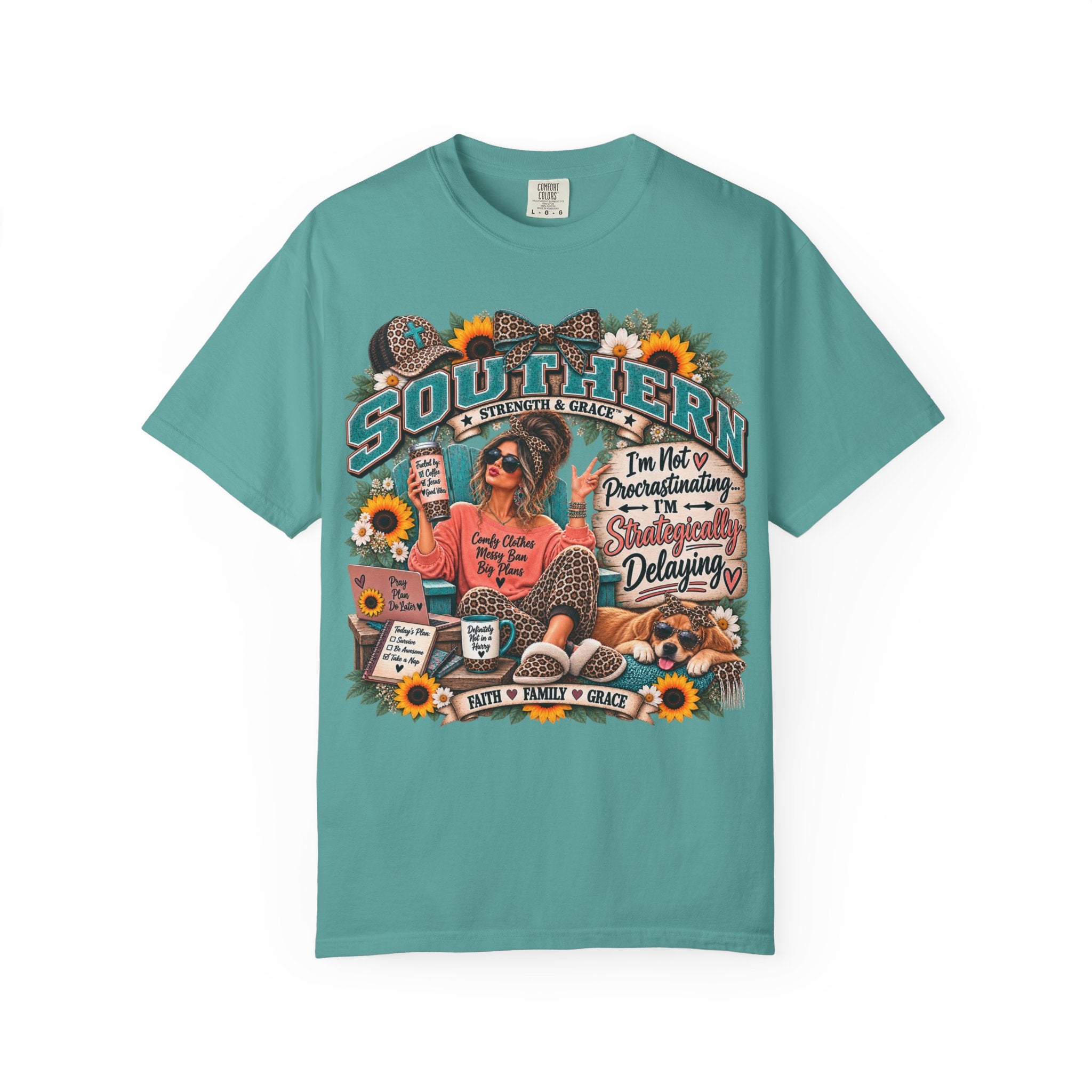 Southern Proud T-Shirt — "I'm Not Procrastinating, I'm Strategically Delaying" Graphic Tee