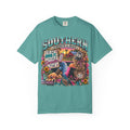 Southern Strength & Grace T-Shirt — "Southern" Graphic Tee with Truck, Dog & Farm Sunset