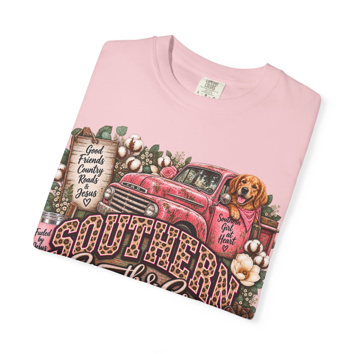 Southern Girl Shirt – Good Friends, Country Roads & Jesus