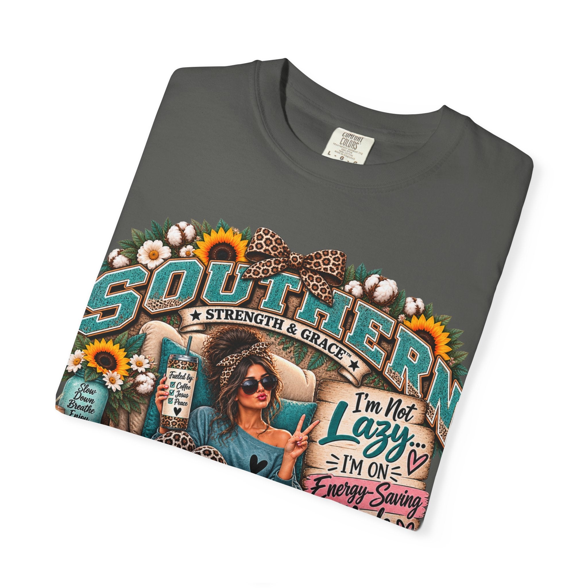Southern Lazy Summer T-Shirt — "I'm the Lazy One" Vintage Graphic Tee