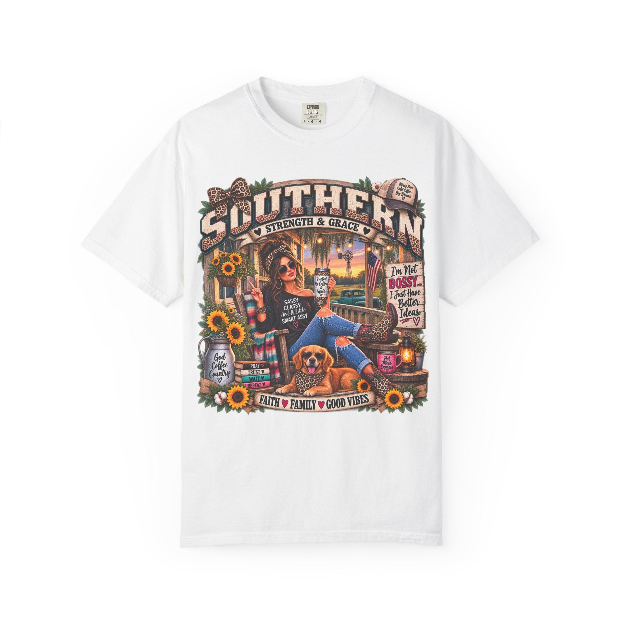 Southern Pride T-Shirt — "Southern Strength & Grace" Graphic Tee