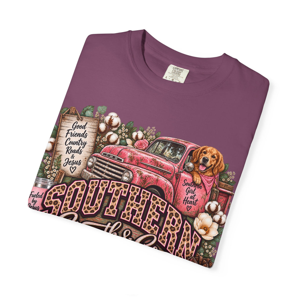 Southern Girl Shirt – Good Friends, Country Roads & Jesus