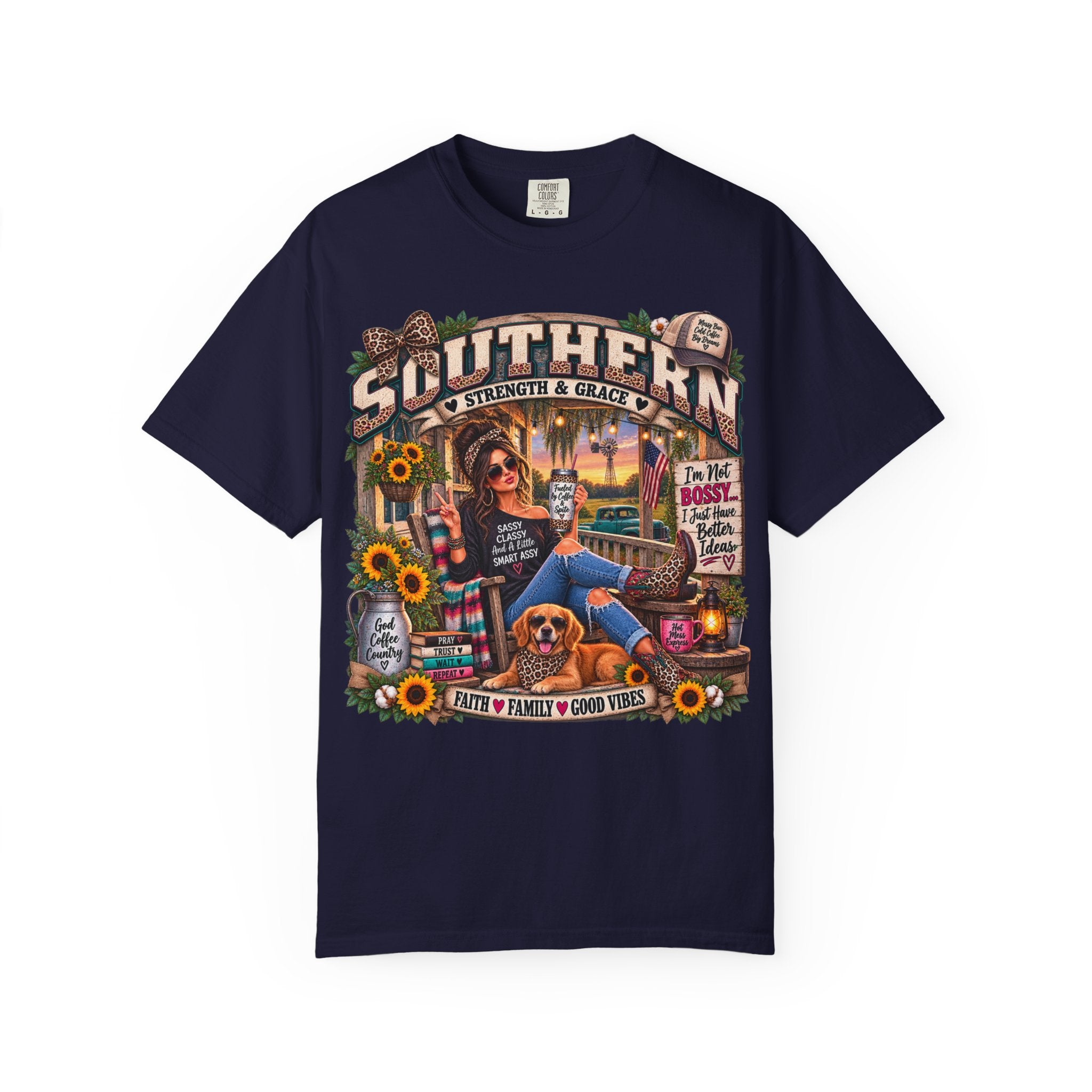 Southern Pride T-Shirt — "Southern Strength & Grace" Graphic Tee