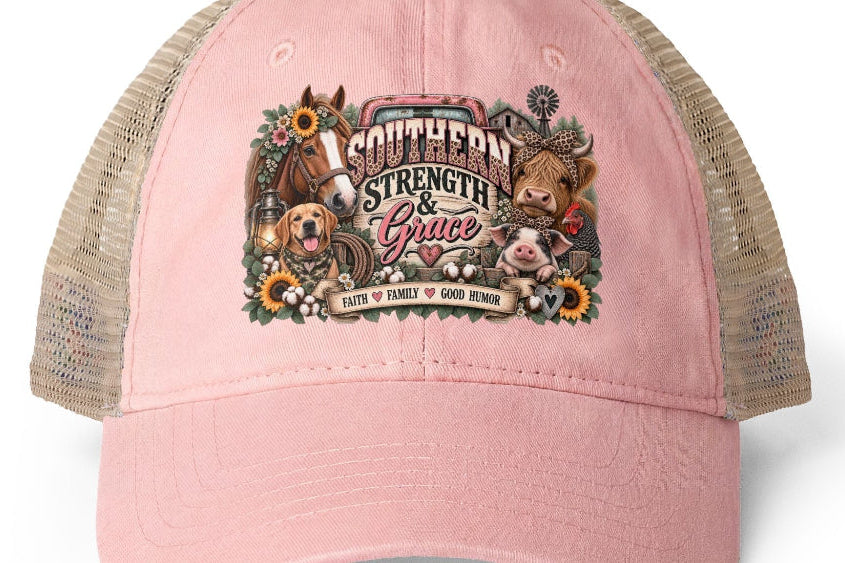 Southern Strength & Grace-Trucker Hat