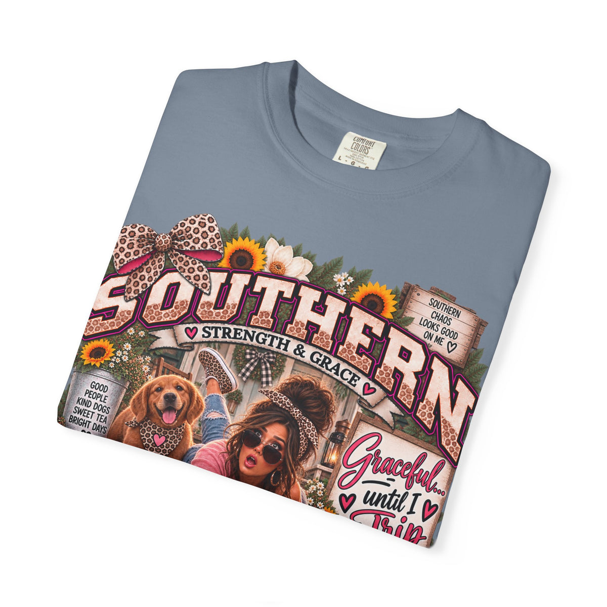 Southern Dogs Graphic T-Shirt — Graceful... Until I Trip