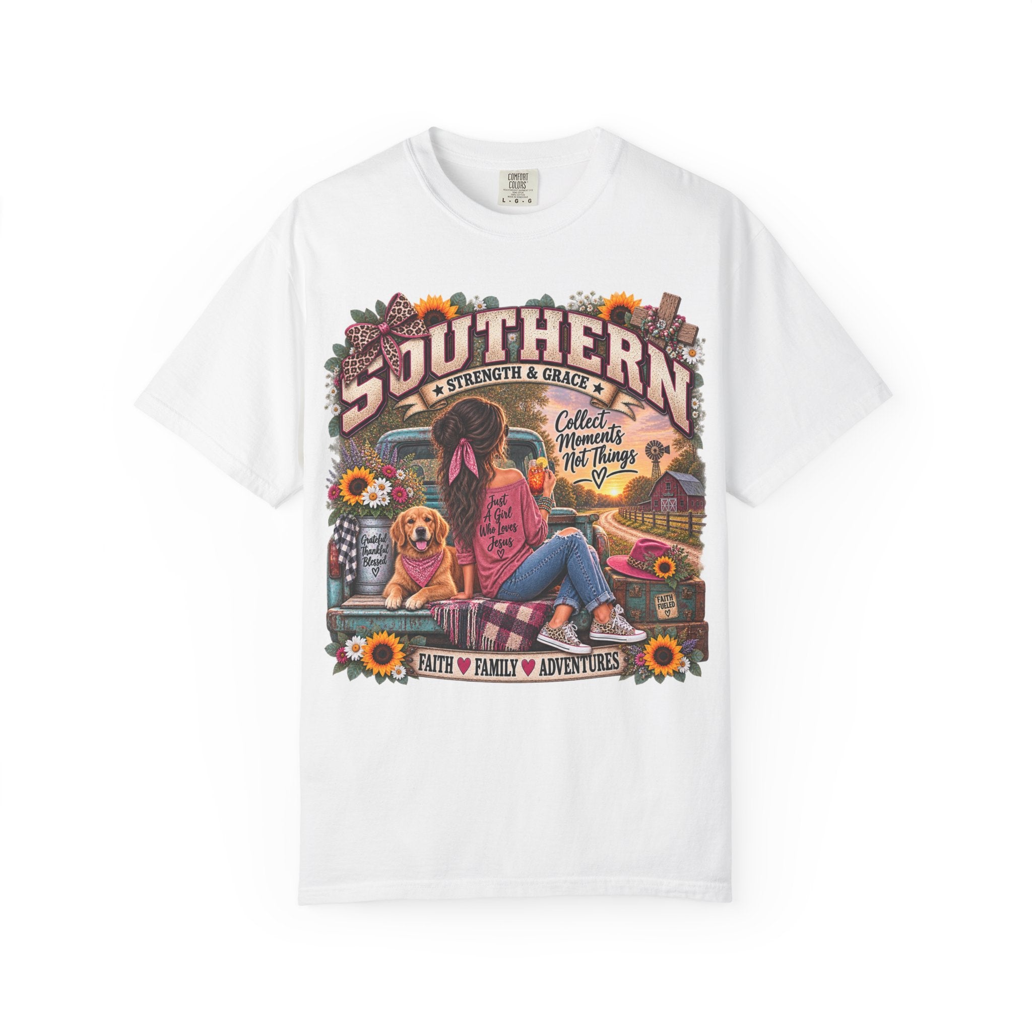 Southern Roots T‑Shirt – "Collect Memories Not Things" Graphic Tee