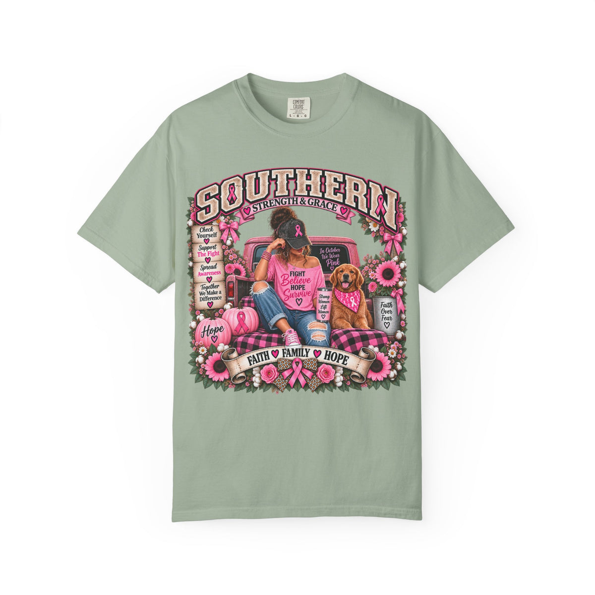 Southern Strong Breast Cancer Awareness T-Shirt