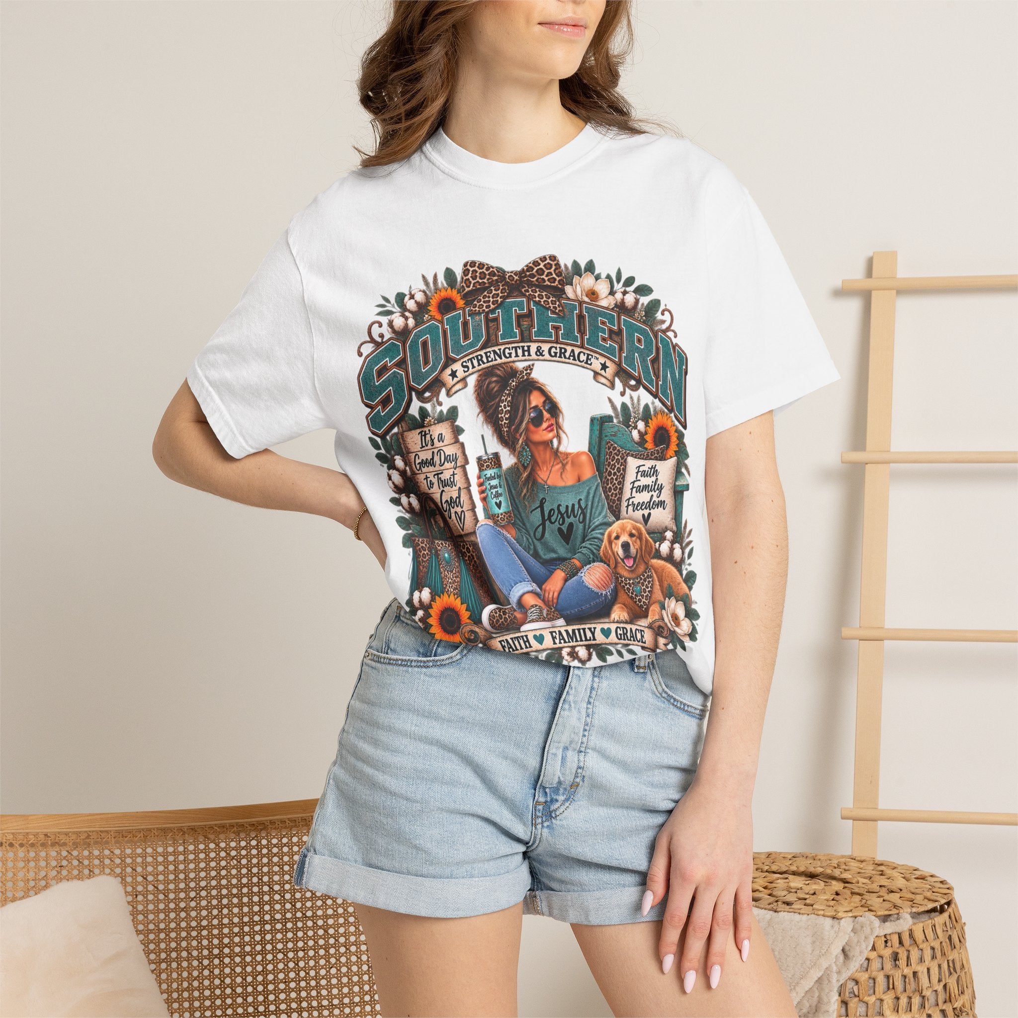 Southern Strength & Grace Graphic T-Shirt