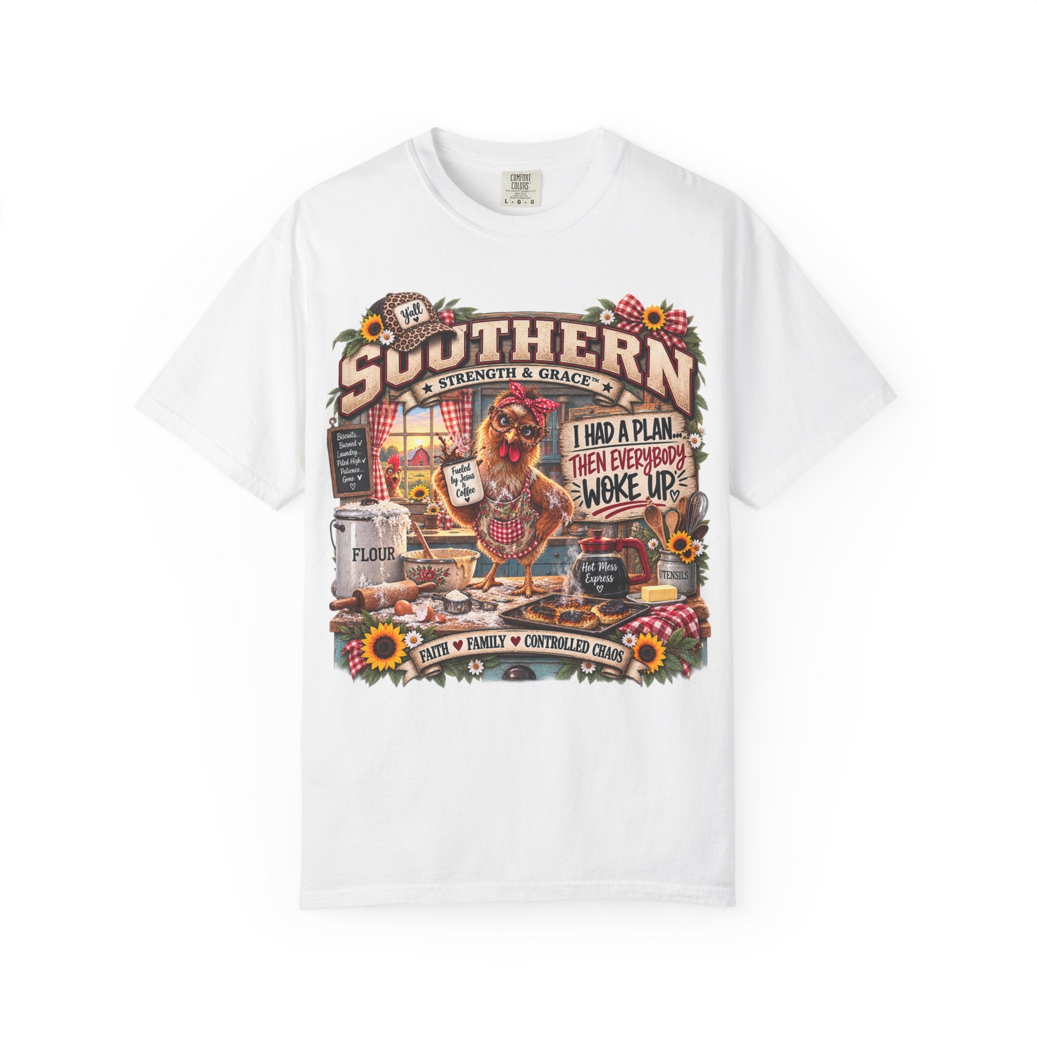 Southern Pride T-Shirt — 'I Had a Plan Then Everybody Woke Up' Vintage Country Graphic Tee