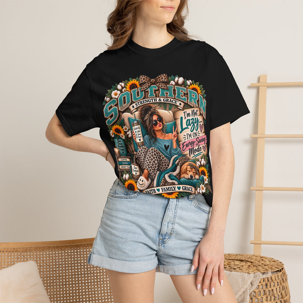 Southern Lazy Summer T-Shirt — "I'm the Lazy One" Vintage Graphic Tee