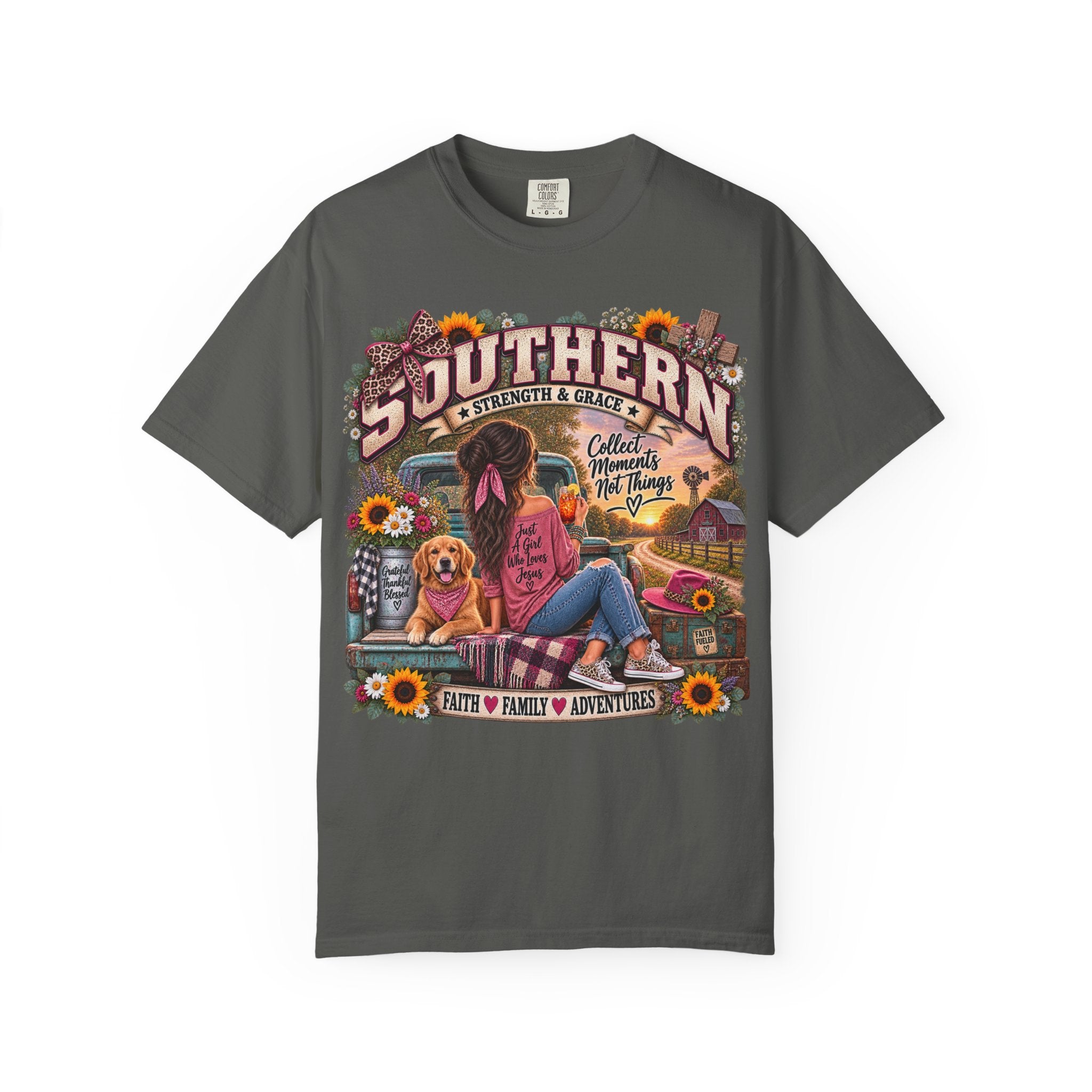 Southern Roots T‑Shirt – "Collect Memories Not Things" Graphic Tee