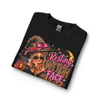 Resting Witch Face Activated | Glam Witch Halloween Long Sleeve Tee
