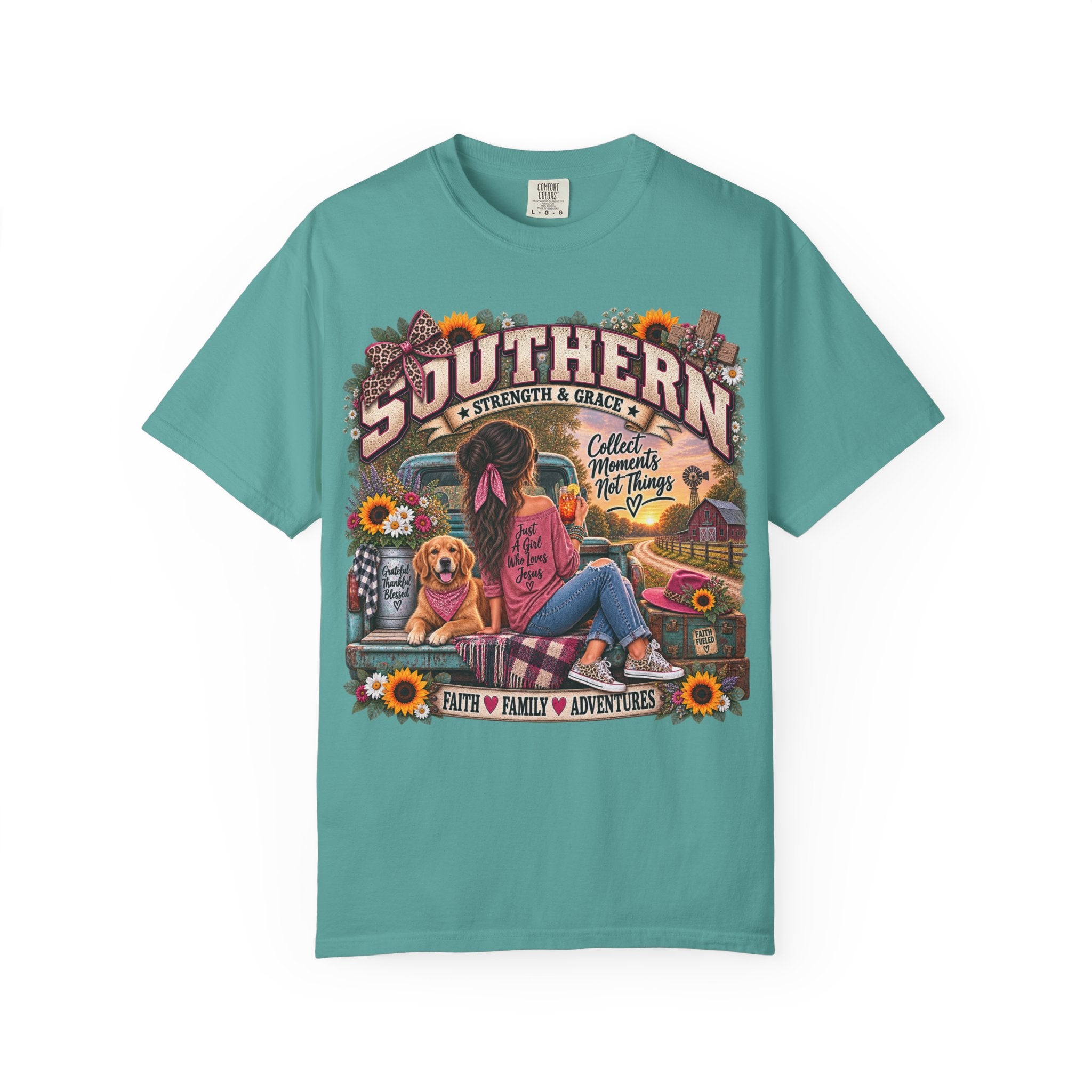 Southern Roots T‑Shirt – "Collect Memories Not Things" Graphic Tee