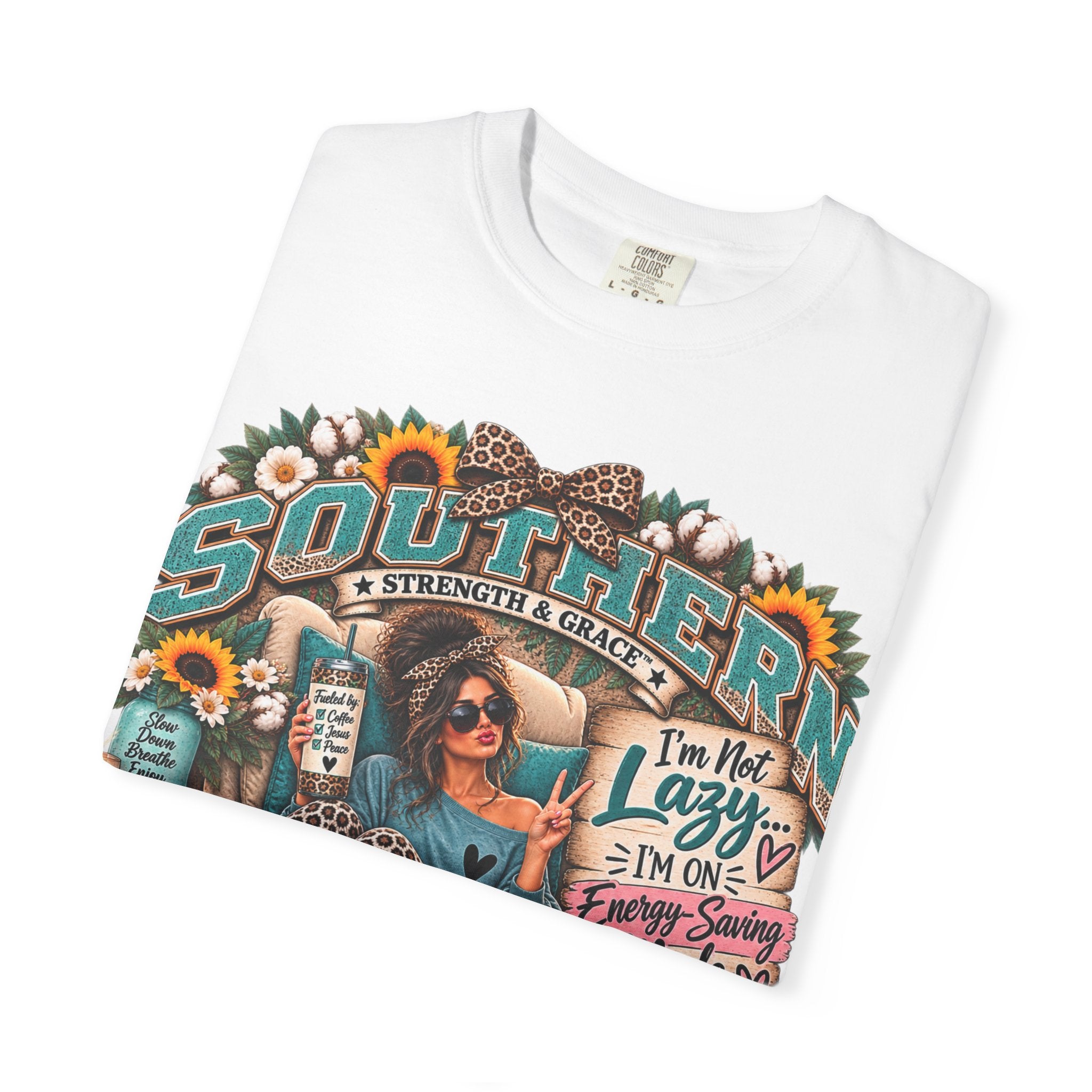 Southern Lazy Summer T-Shirt — "I'm the Lazy One" Vintage Graphic Tee