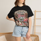T-Shirt — "Southern Blessed" Grandma Floral Graphic Tee