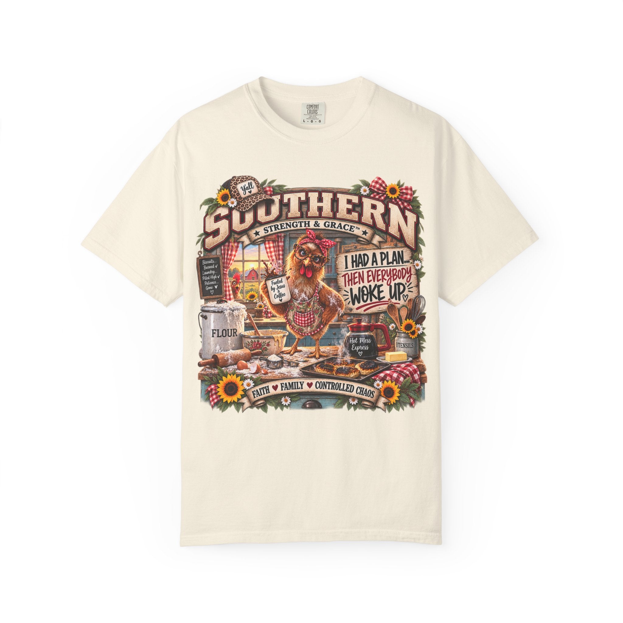 Southern Pride T-Shirt — 'I Had a Plan Then Everybody Woke Up' Vintage Country Graphic Tee