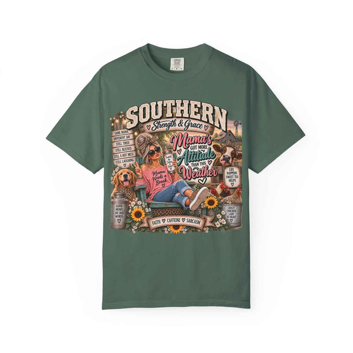 Southern Mama T-Shirt — Mama's Got More Attitude Than This Weather Tee