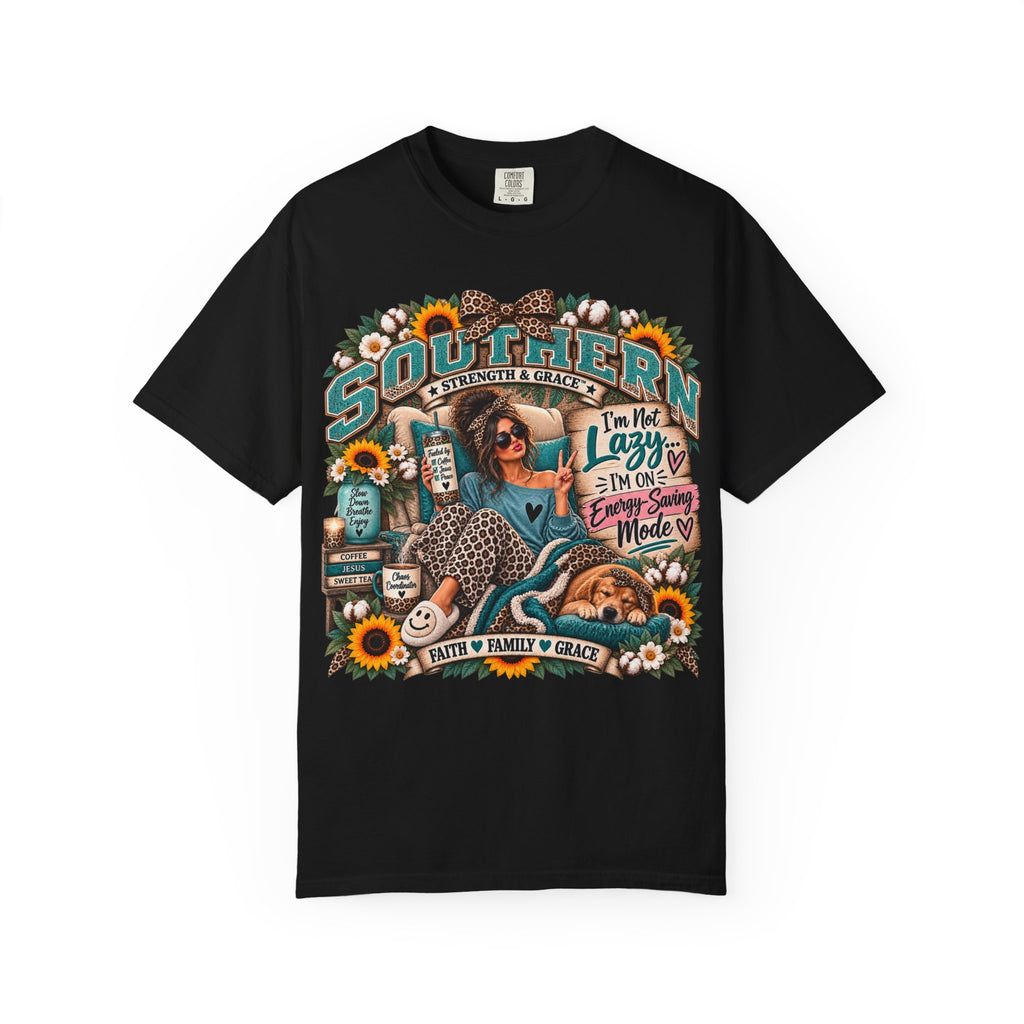 Southern Lazy Summer T-Shirt — "I'm the Lazy One" Vintage Graphic Tee
