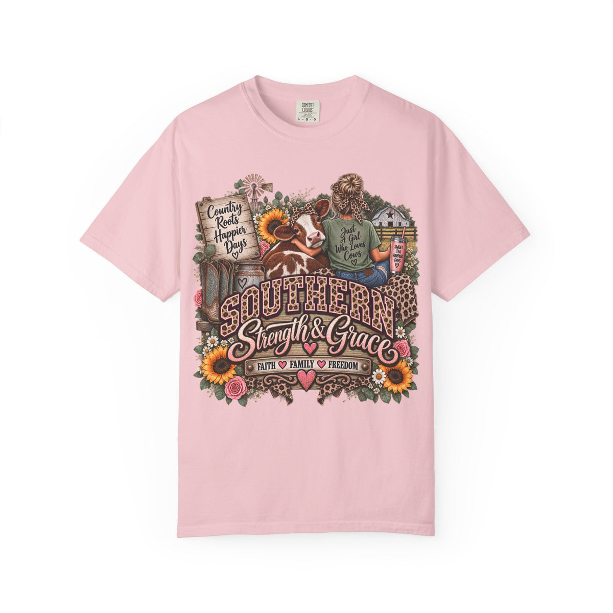 Southern Strength & Grace T-Shirt — Just a Girl Who Loves Chaos