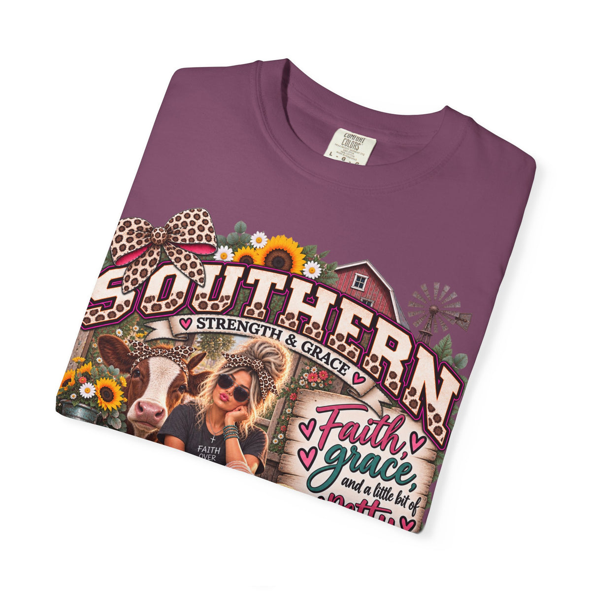 Southern Roots T-Shirt — Faith, Family & Farm Life Graphic Tee