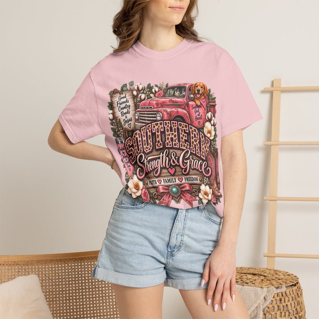 Southern Girl Shirt – Good Friends, Country Roads & Jesus